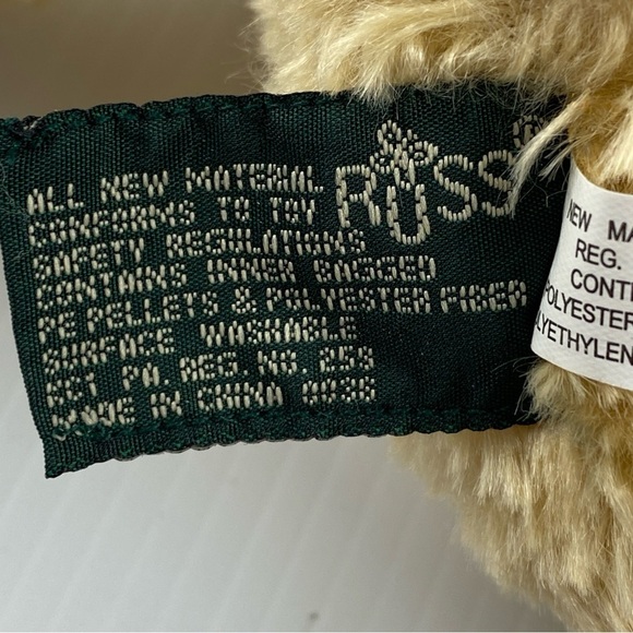 Russ Spencer Teddy Bear Plush Appox 7 inches - Picture 8 of 12